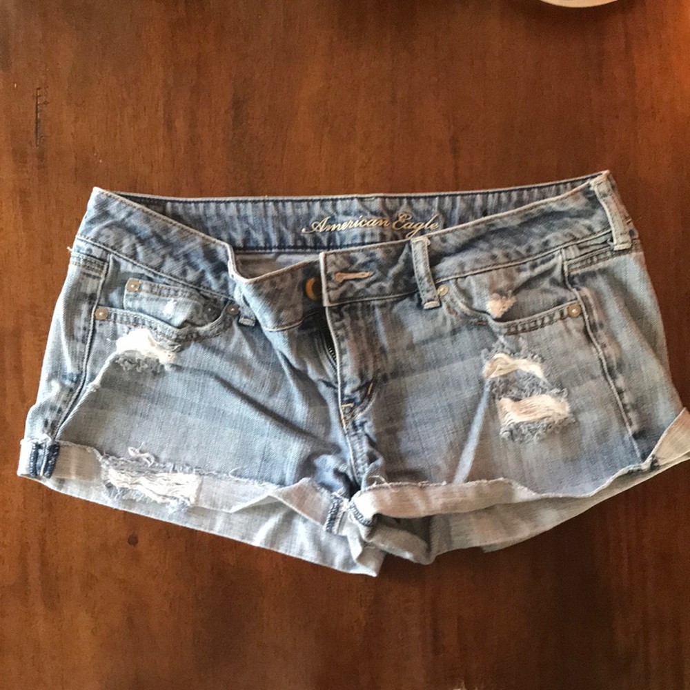American Eagle Denim Jean Shorts Size 10